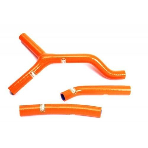 Samco Sport KTM Orange Off Road Radiator Hose Kit - 300 XC-W Thermostat Bypass 2001-2007