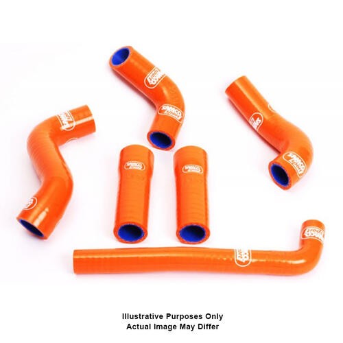 Samco Sport KTM Orange Off Road Radiator Hose Kit - 660 Rallye 2003-2006