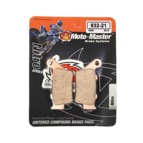 Moto-Master KTM Nitro Rear Brake Pads 450 Rally 2011-2017