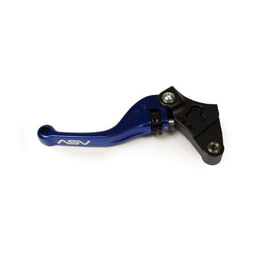 ASV Honda Blue F3 Shorty Clutch Lever - CBR 500R/500F/500X 2013-2019