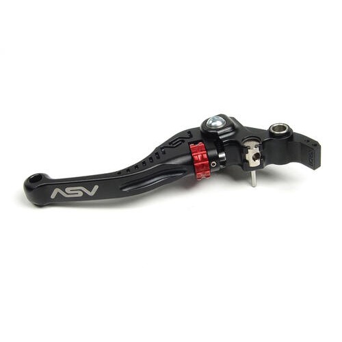 ASV Kawasaki Black C5 Shorty Clutch Lever - Versys 650 2009-2014
