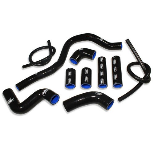 Samco Sport Aprilia Black Radiator Hose Kit - RSV 4/RF/RR 2009-2019
