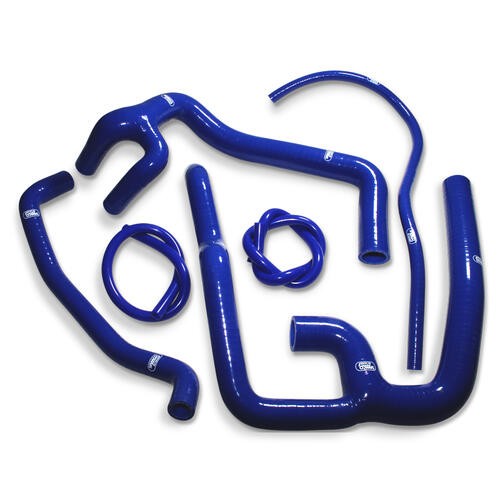 Samco Sport Aprilia Blue Radiator Hose Kit - RSV 1000 R Thermostat Bypass 2004-2008